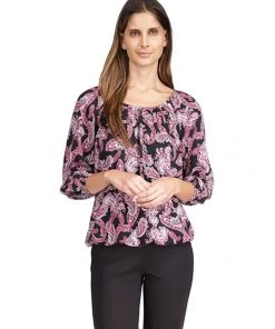 MICHAEL Michael Kors Shirts & Tops Paisley Peasant Top