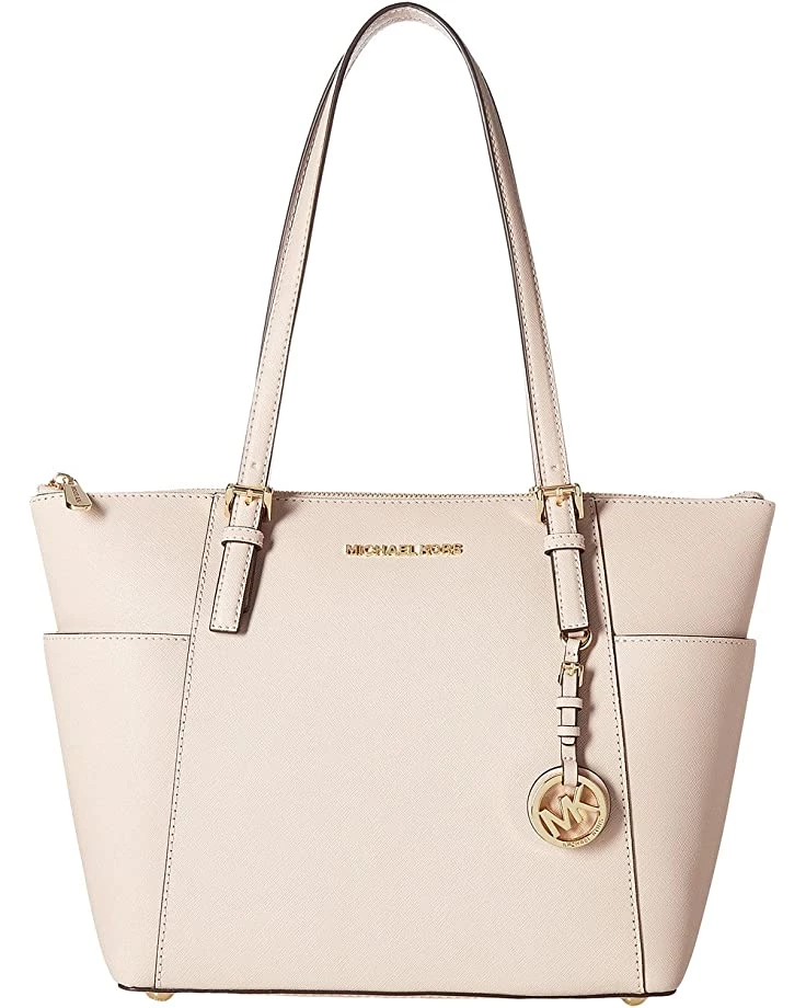 MICHAEL Michael Kors Handbags Jet Set Saffiano Top-Zip Tote - Image 9