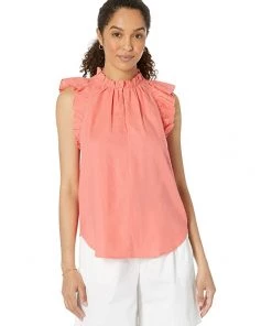 MICHAEL Michael Kors Shirts & Tops Linen Ruffle Top