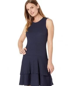 MICHAEL Michael Kors Dresses Crinkle Sleeveless Flounce Dress
