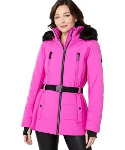 MICHAEL Michael Kors Coats & Outerwear Belted Active Short Puffer Jacket A422095Q