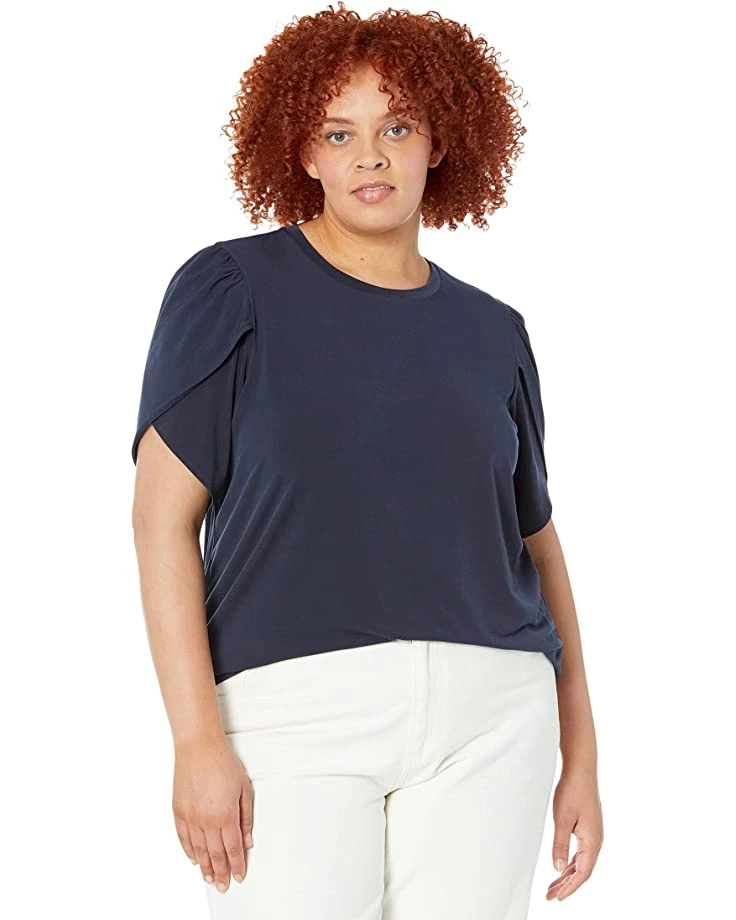 MICHAEL Michael Kors Shirts & Tops Plus Size Solid Petal Sleeve Top
