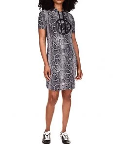 MICHAEL Michael Kors Dresses Snake Logo Hoodie Dress