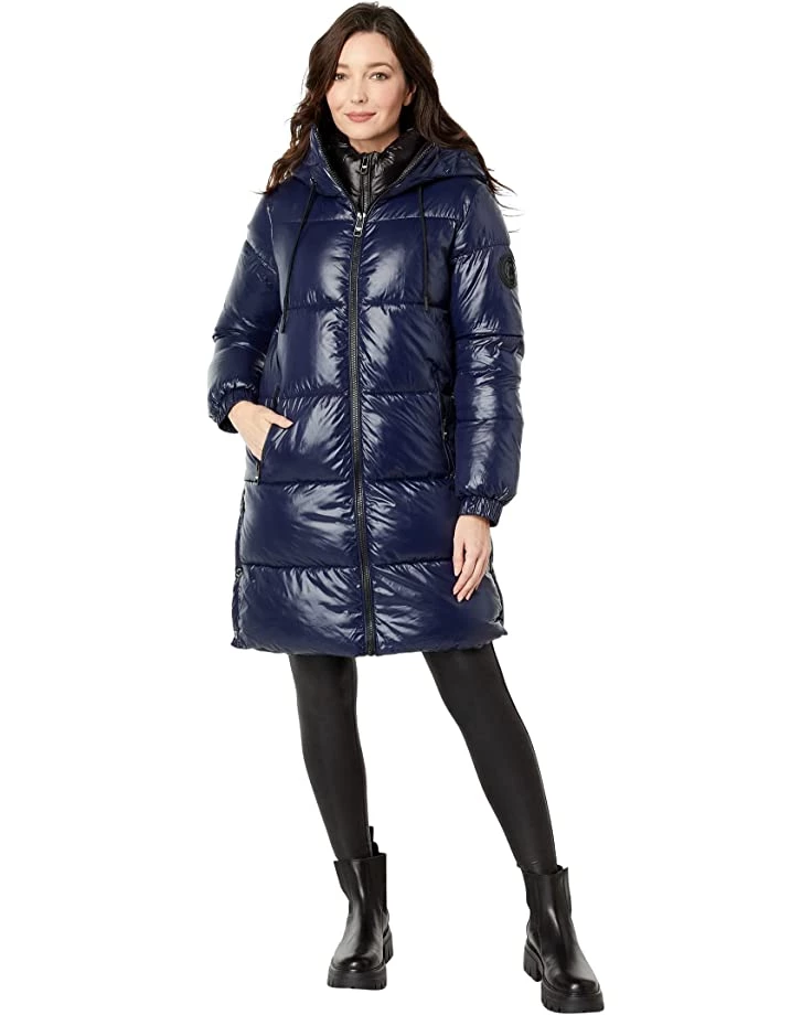 MICHAEL Michael Kors Coats & Outerwear Exaggerated Puffer with Bib Coat M425394F74 - Image 4