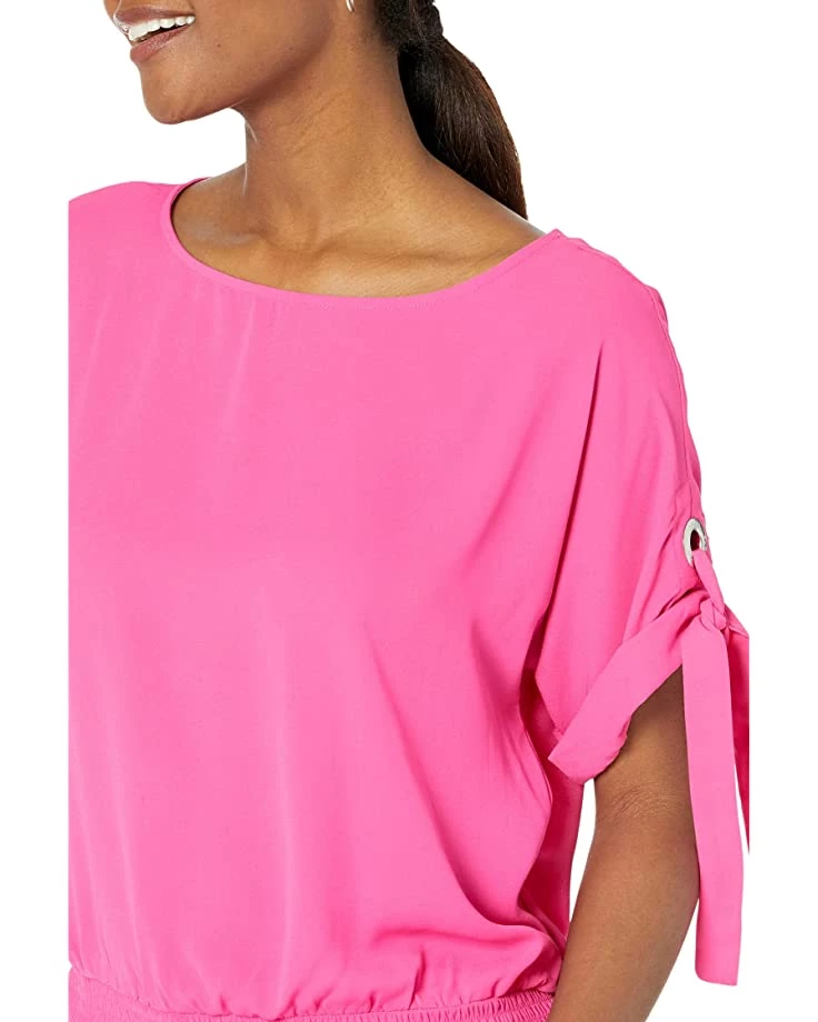 MICHAEL Michael Kors Shirts & Tops Solid Grommet Kimono - Image 3