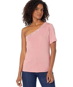 MICHAEL Michael Kors Shirts & Tops Grommet One-Shoulder Top