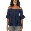 MICHAEL Michael Kors Shirts & Tops Petite Cold-Shoulder Ruffle Top