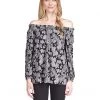 MICHAEL Michael Kors Shirts & Tops Paisley Print Off Shoulder Top
