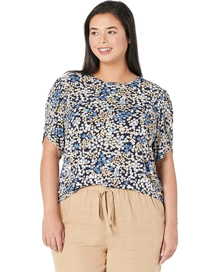 MICHAEL Michael Kors Shirts & Tops Plus Size Mod Garden Petal Sleeve Top