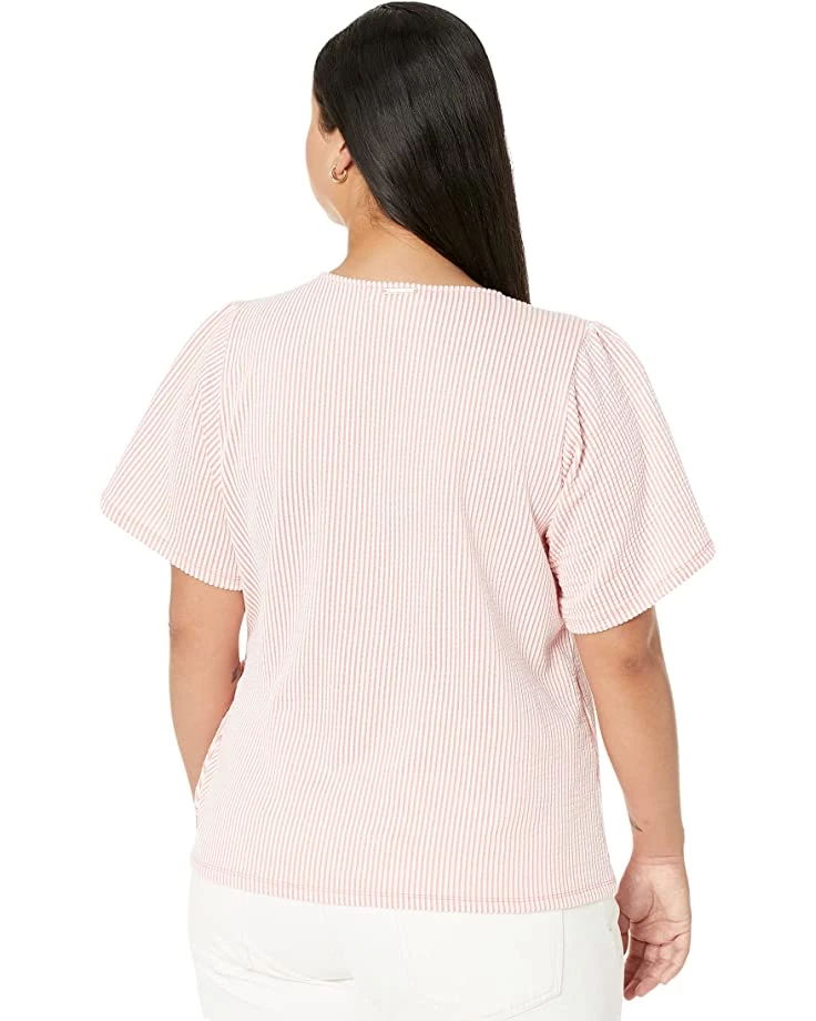 MICHAEL Michael Kors Shirts & Tops Plus Size Short Sleeve Tie Wrap Top - Image 2