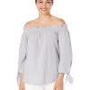 MICHAEL Michael Kors Shirts & Tops Poplin Off Shoulder Top