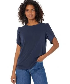 MICHAEL Michael Kors Shirts & Tops Solid Petal Sleeve Top