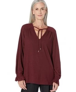 MICHAEL Michael Kors Shirts & Tops Solid Raglan Peasant Tunic