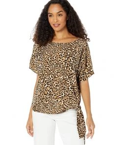 MICHAEL Michael Kors Shirts & Tops Wildcat Tie Top