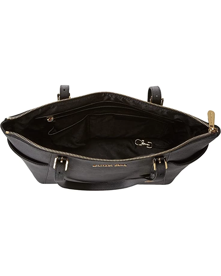MICHAEL Michael Kors Handbags Jet Set Saffiano Top-Zip Tote - Image 5