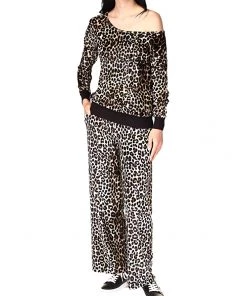 MICHAEL Michael Kors Petite Cheetah Straight Leg Pants