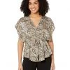 MICHAEL Michael Kors Shirts & Tops Paisley Flounce Hem Top