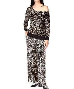 MICHAEL Michael Kors Cheetah Straight Leg Pants