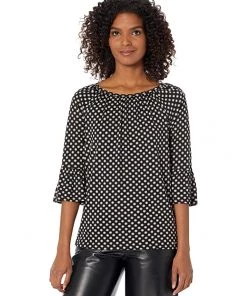 MICHAEL Michael Kors Shirts & Tops Dot Flare Sleeve Top