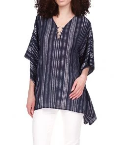 MICHAEL Michael Kors Shirts & Tops Metallic Crepe Ring Top