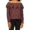 MICHAEL Michael Kors Shirts & Tops Pop Paisley Ruffle Top