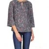 MICHAEL Michael Kors Shirts & Tops Paisley Keyhole Peasant Top