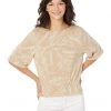 MICHAEL Michael Kors Shirts & Tops Petite Palm Kimono Top