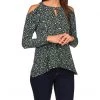MICHAEL Michael Kors Shirts & Tops Floral Cold-Shoulder Top