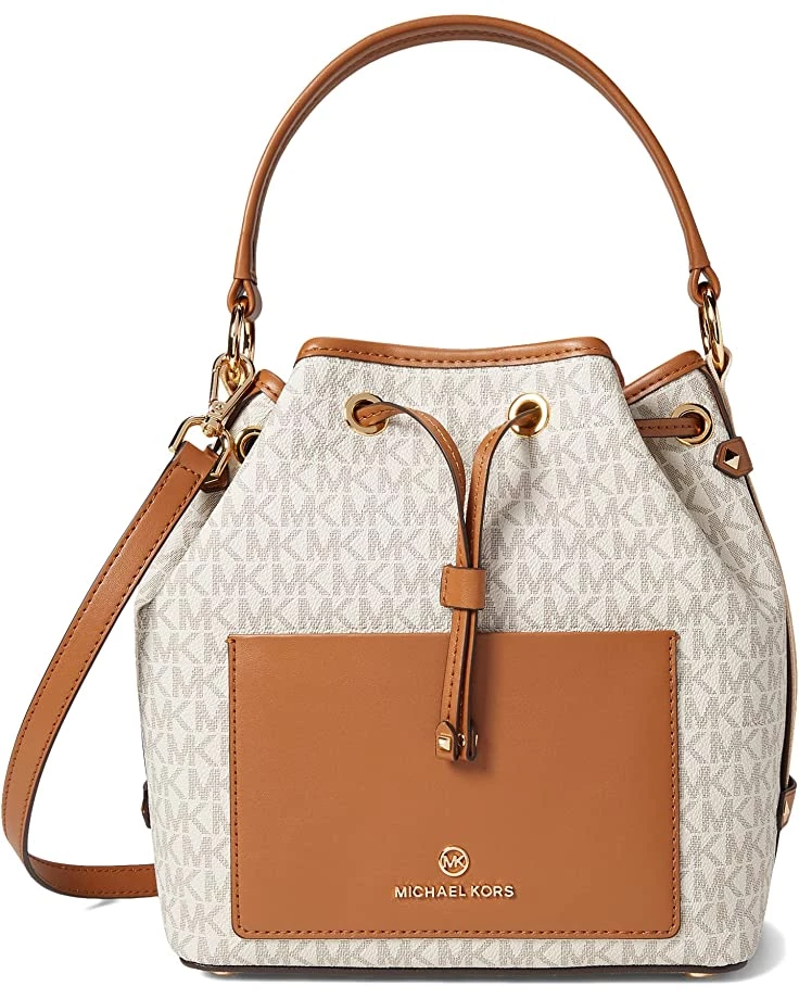 MICHAEL Michael Kors Handbags Maeve Medium Bucket Messenger - Image 5