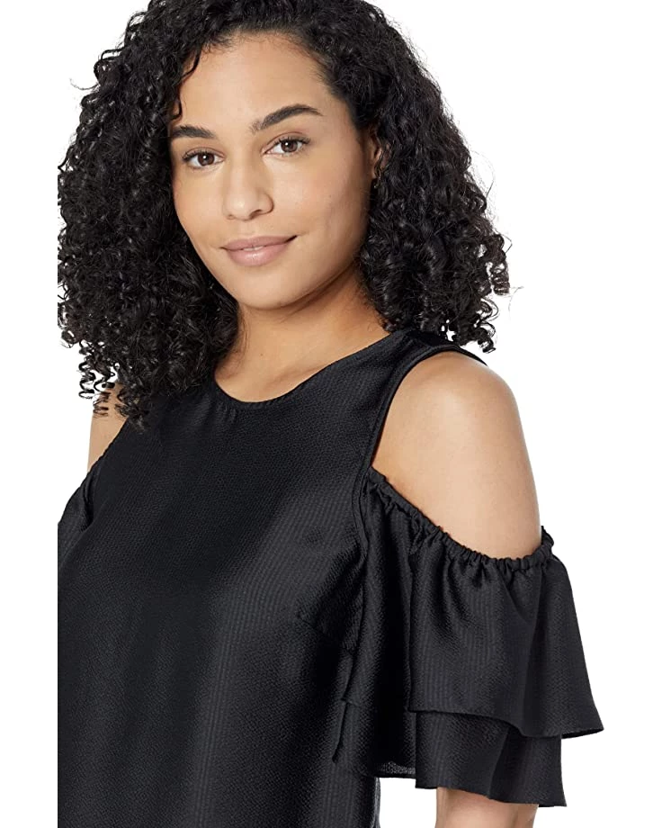 MICHAEL Michael Kors Shirts & Tops Satin Cold-Shoulder Top - Image 3