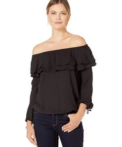 MICHAEL Michael Kors Shirts & Tops Ruffle Peasant Top
