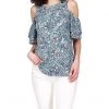 MICHAEL Michael Kors Shirts & Tops Paisley Cold-Shoulder Top