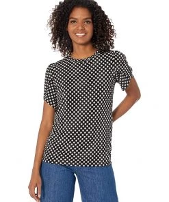 MICHAEL Michael Kors Shirts & Tops Dot Petal Sleeve Top