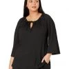 MICHAEL Michael Kors Shirts & Tops Plus Size Keyhole Peasant Top