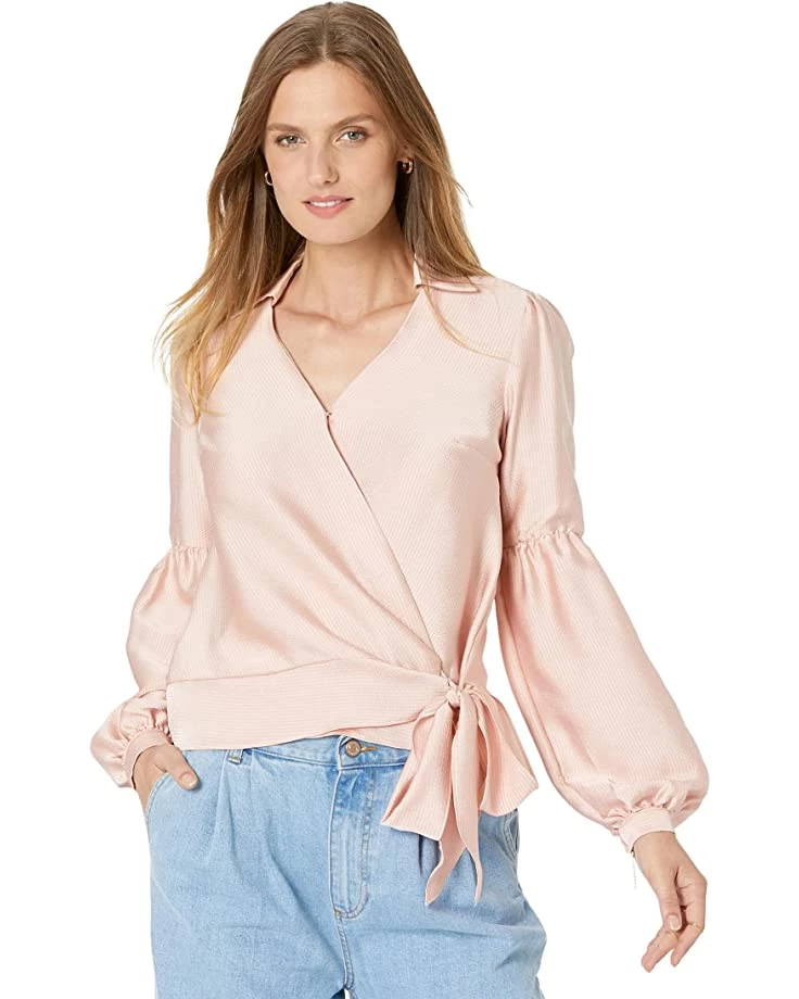 MICHAEL Michael Kors Shirts & Tops Hammered Stain Wrap Top