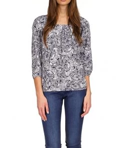 MICHAEL Michael Kors Shirts & Tops Paisley Peasant Top