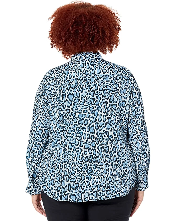 MICHAEL Michael Kors Shirts & Tops Plus Size Wildcat Lock Zip Shirt - Image 2