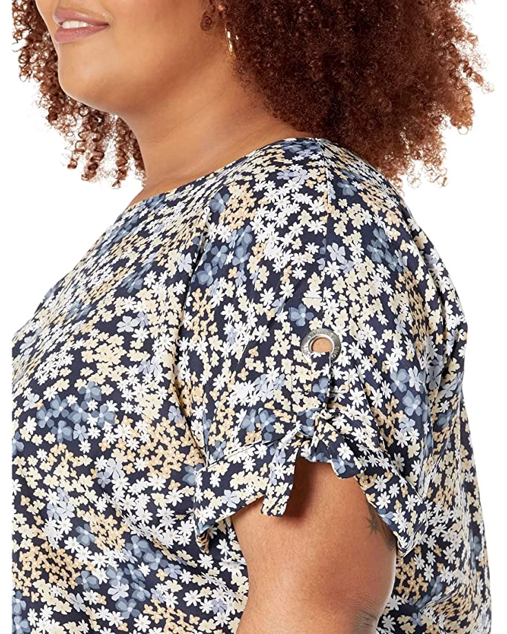 MICHAEL Michael Kors Shirts & Tops Plus Size Garden Grommet Kimono - Image 3