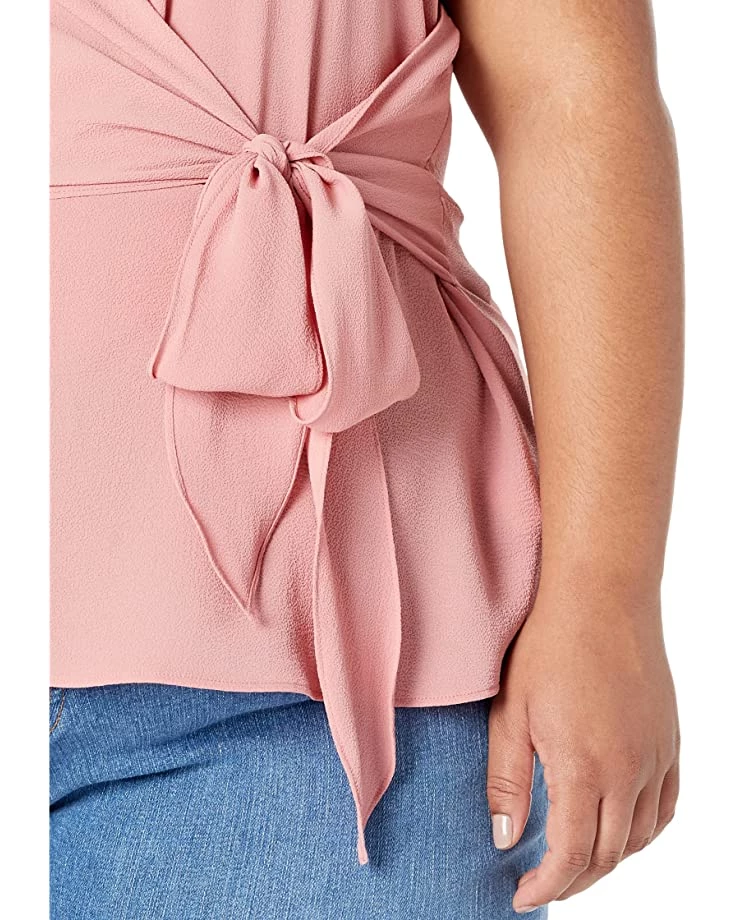 MICHAEL Michael Kors Shirts & Tops Plus Size Short Sleeve Wrap Top - Image 3