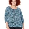 MICHAEL Michael Kors Shirts & Tops Plus Size Easy Peasant Top