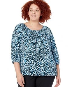 MICHAEL Michael Kors Shirts & Tops Plus Size Easy Peasant Top