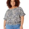 MICHAEL Michael Kors Shirts & Tops Plus Size Garden Grommet Kimono