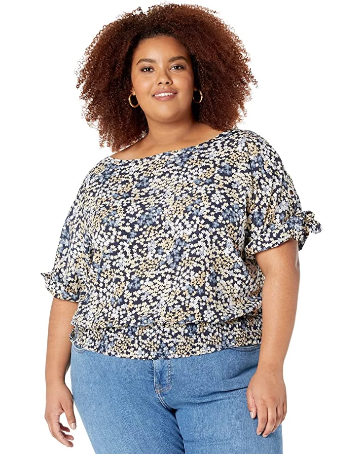 MICHAEL Michael Kors Shirts & Tops Plus Size Garden Grommet Kimono