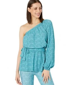 MICHAEL Michael Kors Shirts & Tops Uroko One Shoulder Tunic