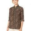 MICHAEL Michael Kors Shirts & Tops Leopard Dog Tag
