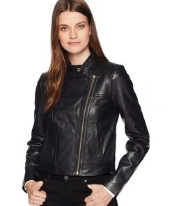 MICHAEL Michael Kors Coats & Outerwear Leather Moto Jacket