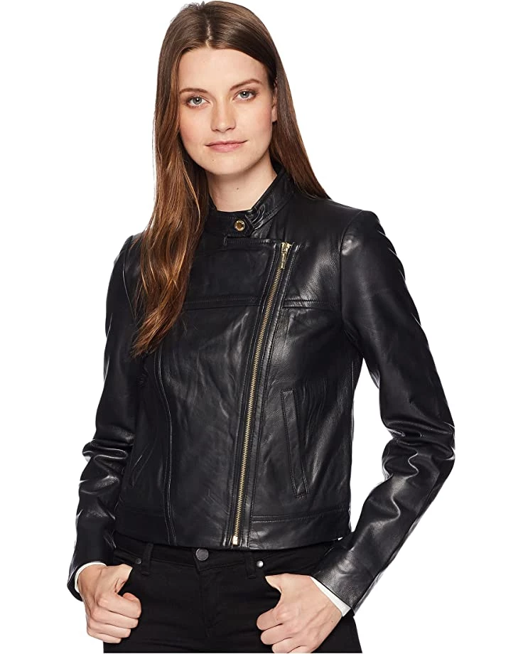 MICHAEL Michael Kors Coats & Outerwear Leather Moto Jacket