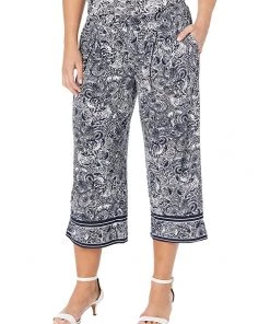 MICHAEL Michael Kors Petite Paisley Border Pants